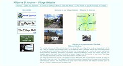 Desktop Screenshot of milbornestandrew.org.uk